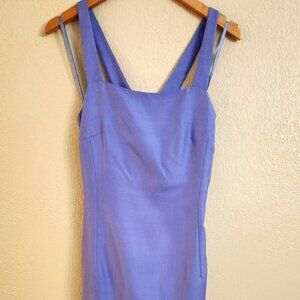 Ann Taylor 100% Silk Shantung Violet Dress